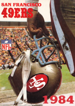 1984 san francisco 49ers helmet